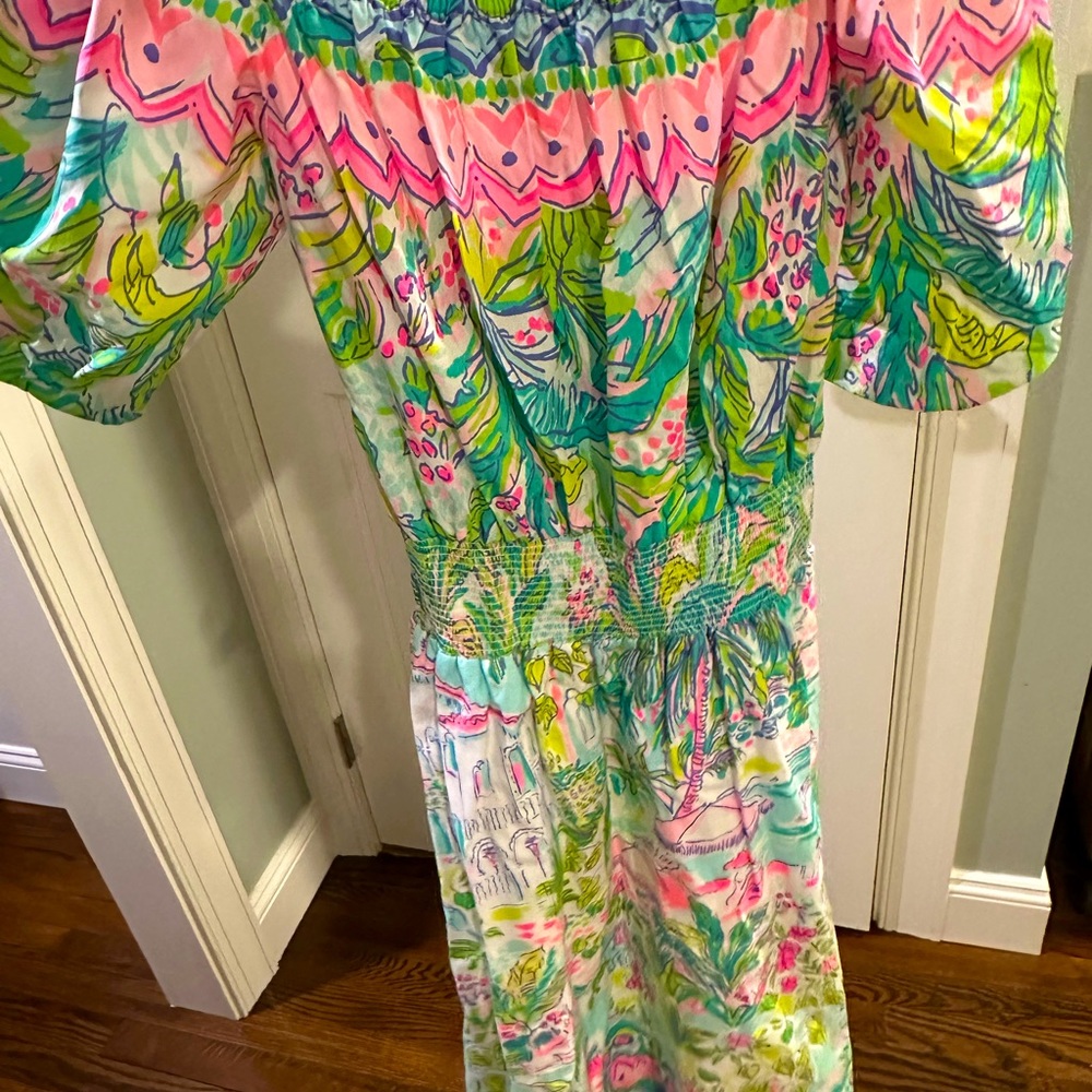 Lilly Pulitzer long xxs -xs  dress in excellent condition